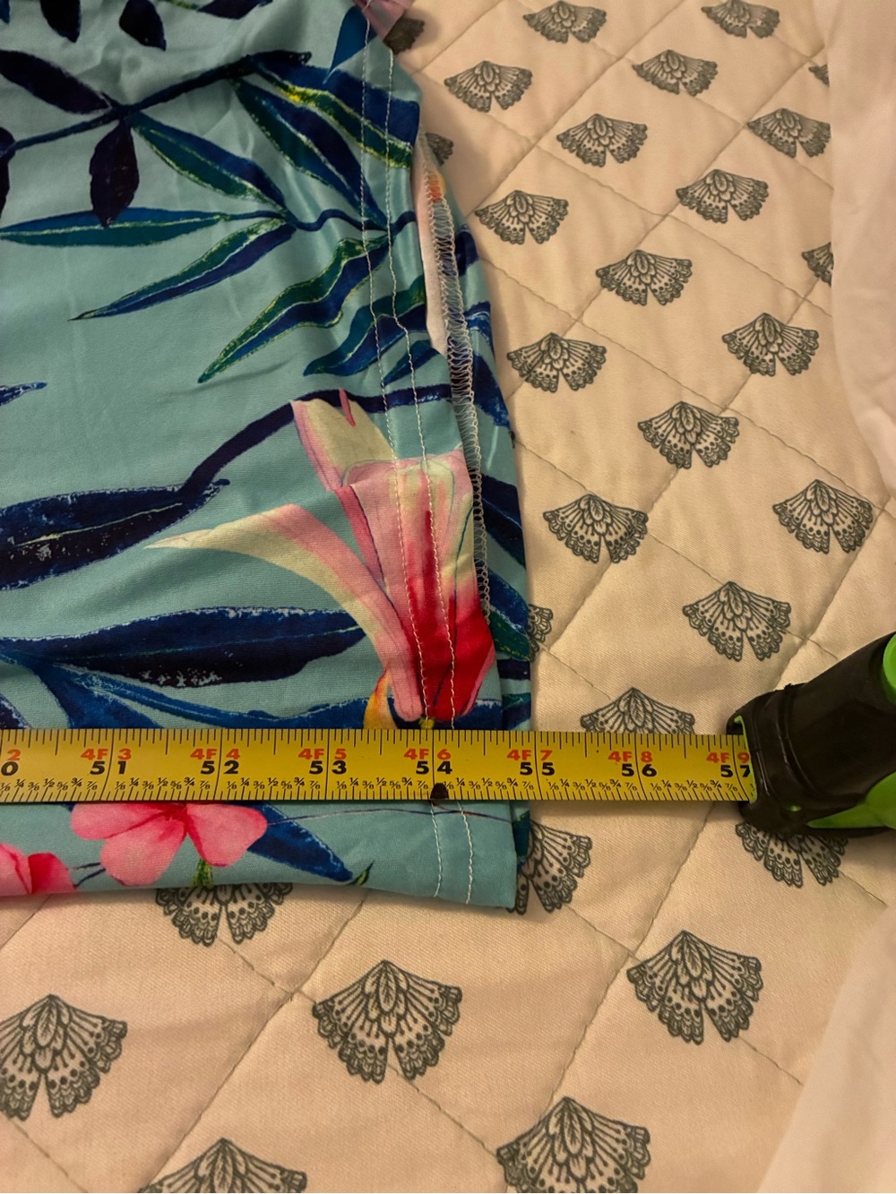 NIB Love You Dear Turquoise & Green Floral V Neck Palazzo Sleeveless Jumpsuit - Picture 9 of 10